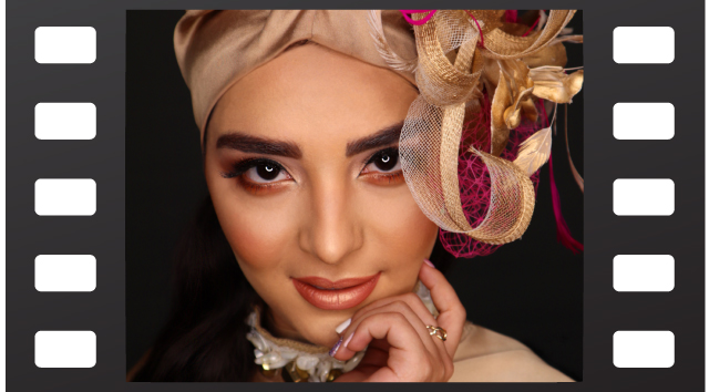 فیلم قبل و بعد آرایش صورت کامل ایرانی