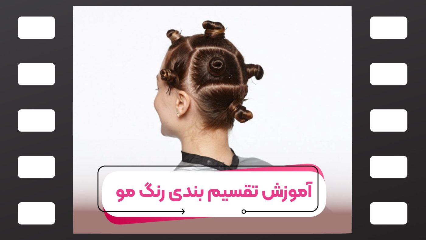 آموزش مرحله به مرحله تقسیم بندی مو