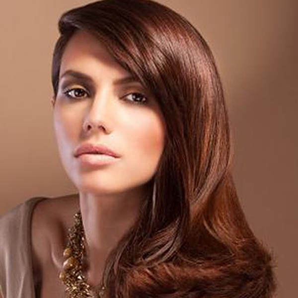 ترکیب رنگ موی شکلاتی فندقی ترکیب رنگ موی شکلاتی فندقی